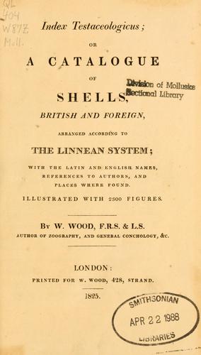 Cover for Index testaceologicus, or, A catalogue of shells, British and foreign, arranged according to the Linnean system