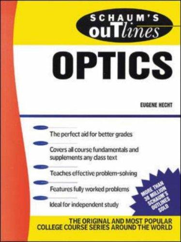 Cover for Schaum's Outline of Optics