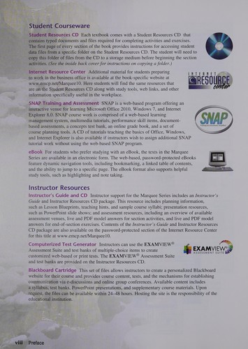 Cover for Marquee Series : Microsoft®Office 2010--Brief Edition