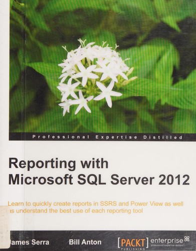 Cover for Reporting with Microsoft SQL Server 2012