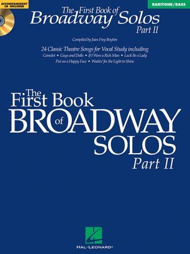 Cover for The First Book of Broadway Solos Part II - Baritone/Bass