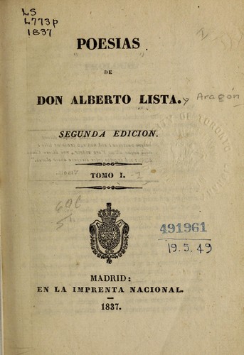 Cover for Poesias