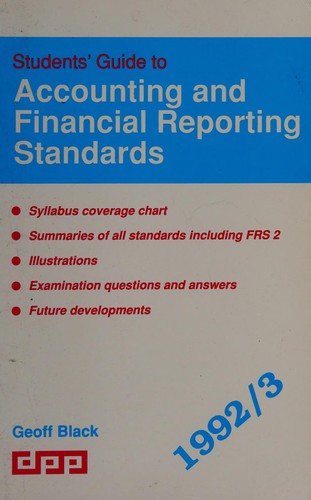 Cover for Students' Guide to Accounting and Financial Reporting Standards (Accounting Textbooks)