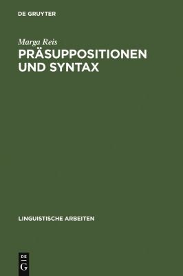 Cover for Präsuppositionen und Syntax