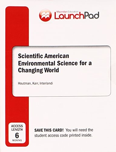 Cover for LaunchPad for Houtman's Scientific American Environmental Science