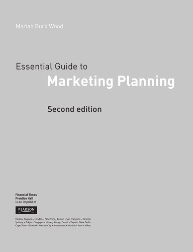 Cover for Essential guide to marketing planning