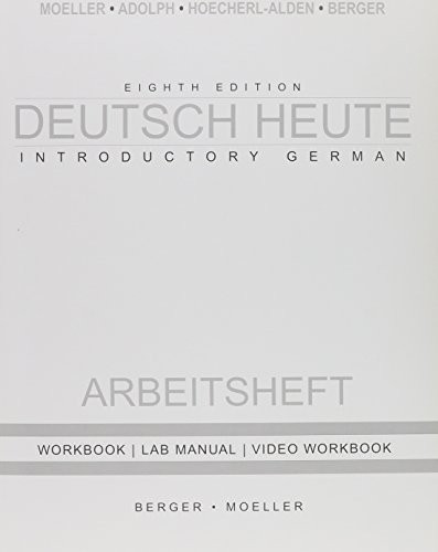 Cover for Deutsch Heute Workbook Plus Answer Key