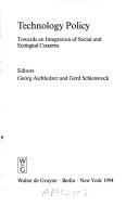 Cover for Technology policy