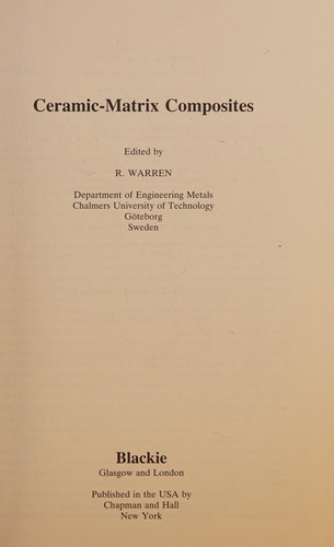 Cover for Ceramic-matrix composites