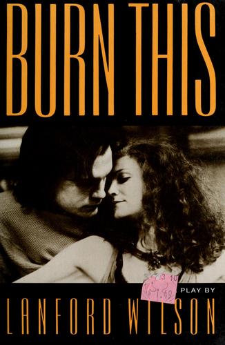 Cover for Burn this