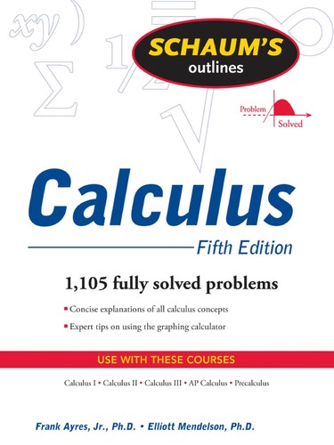 Cover for Calculus