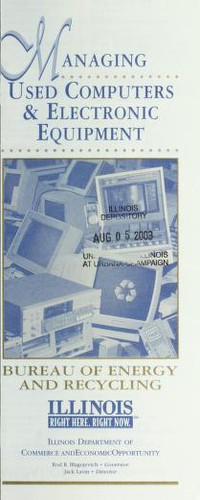 Cover for Managing used computers & electronic equipment
