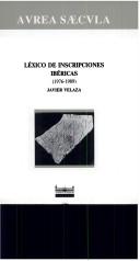 Cover for Léxico de inscripciones ibéricas