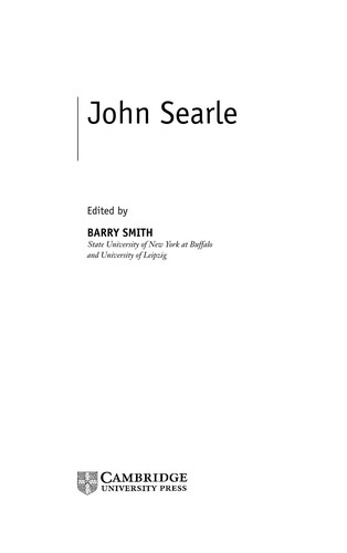 Cover for John Searle