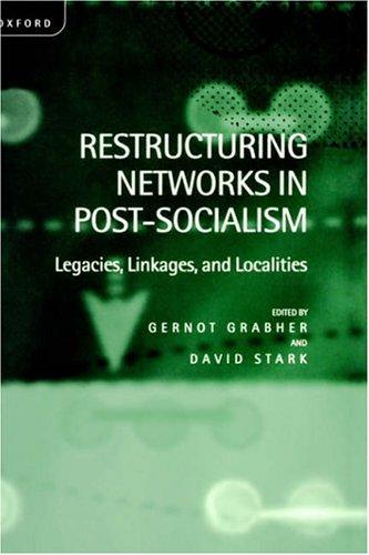 Cover for Restructuring networks in post-socialism