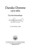 Cover for Danske domme 1375-1662