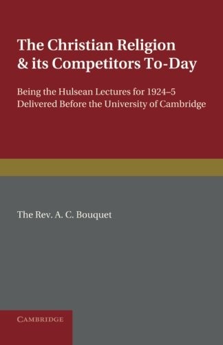 Cover for The Christian Religion and its Competitors Today
