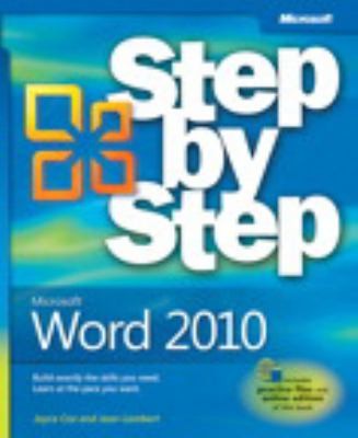Cover for Microsoft Word 2010 Step By Step