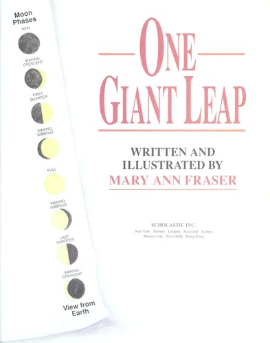 Cover for One giant leap