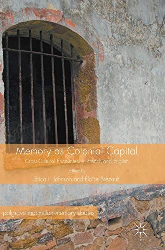 Cover for Memory as Colonial Capital