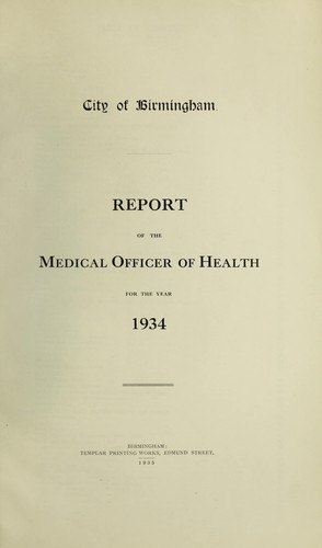 Cover for [Report 1934]