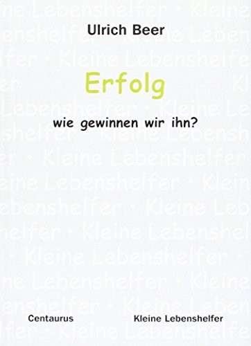 Cover for Erfolg - wie gewinnen wir ihn?