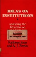 Cover for Ideas on institutions