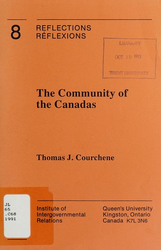 Cover for The community of the Canadas