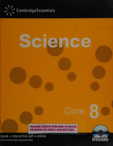 Cover for Science core 8