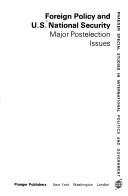 Cover for Foreign policy and U.S. national security