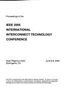 Cover for Proceedings of the IEEE 2005 International Interconnect Technology Conference
