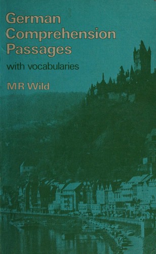 Cover for German comprehension passages, with vocabularies