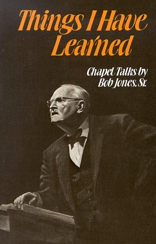 Cover for Things I have learned