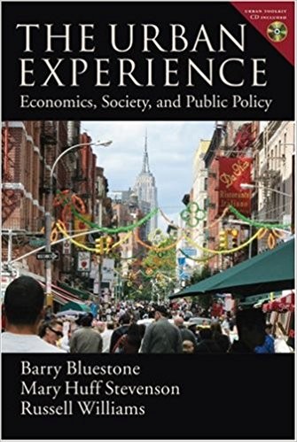 Cover for The urban experience : economics, society, and public policy