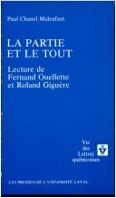 Cover for La partie et le tout