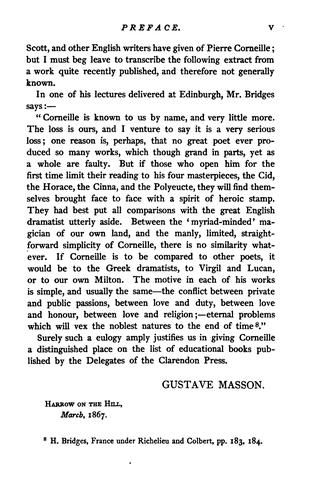 Cover for French classics, ed. with Engl. notes, by G. Masson