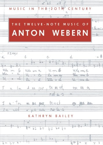 Cover for The twelve-note music of Anton Webern