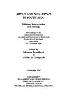 Cover for Aryan and Non-Aryan In South Asia