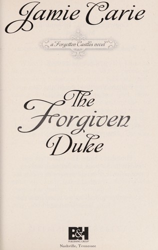 Cover for The forgiven duke
