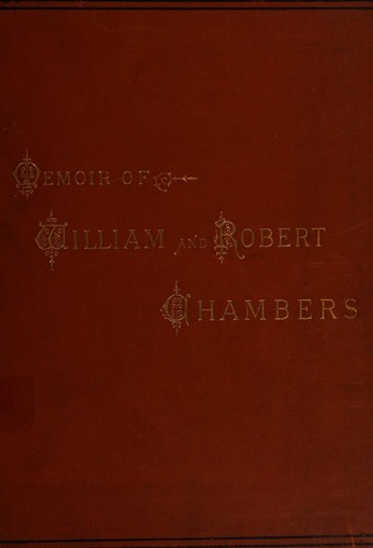 Cover for Memoir of William and Robert Chambers