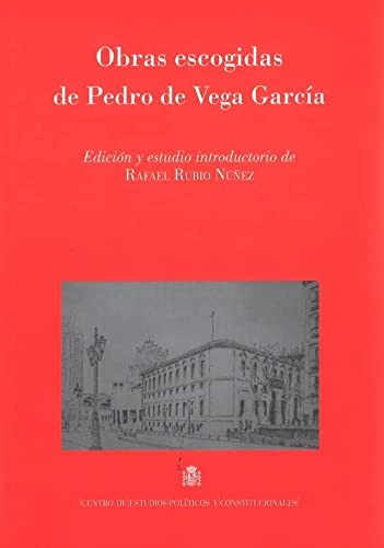 Cover for Obras escogidas de Pedro de Vega García