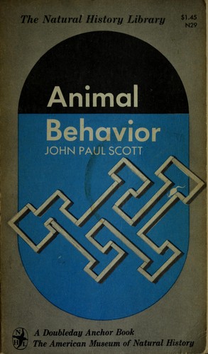 Cover for Animal behavior.
