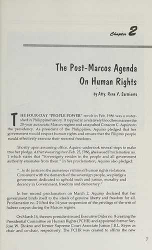 Cover for Torment and struggle after Marcos