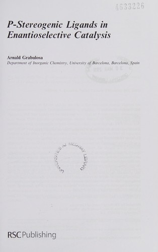 Cover for P-stereogenic ligands in enantioselective catalysis