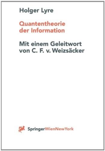 Cover for Quantentheorie der Information