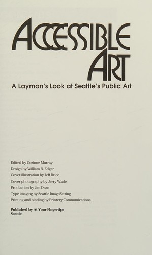 Cover for Accessible art