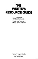 Cover for The Writer's resource guide