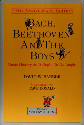 Cover for Bach, Beethoven and the boys