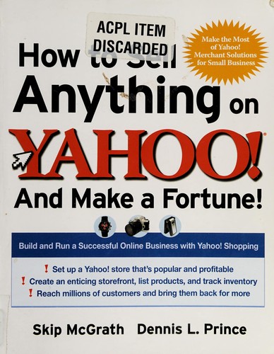 Cover for How to sell anything on Yahoo! - and make a fortune!