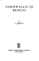 Cover for Cornwallis in Bengal